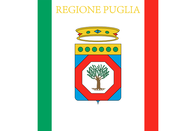 4x Auto Aufkleber Flagge Italien Region /" APULIEN /" Fahne Sticker Flag 8 cm
